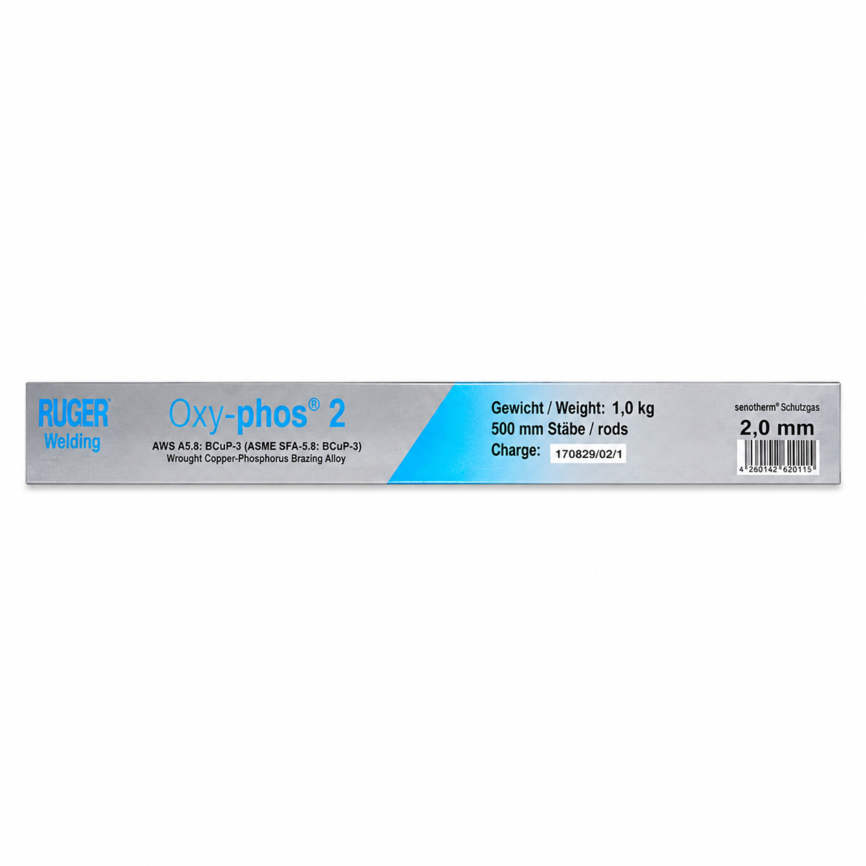 CHEMET Hartlot P-Ia (CP 104), Прутки 2х2х500мм квадратные.