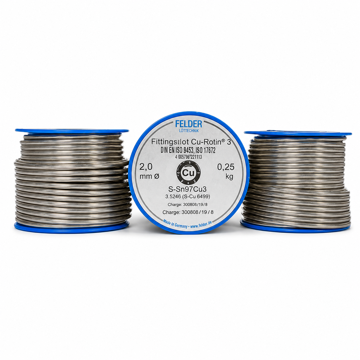 Мягкий припой Felder Fittingslot Cu-Rotin®4 S-Sn97Ag3